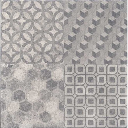 Плитка 4226 Саттон орнамент серый 40,2*40,2(смотреть SG150900N) (1,62/77,76 м2)