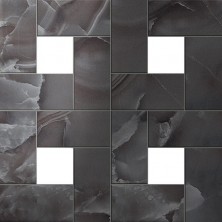 S.O. Black Agate Mosaic Lap / С.О. Блэк Агате Мозаика Лаппато 45x45 (0.405 м2 / 2 шт.)