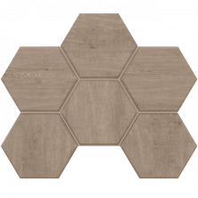 Мозаика CW02 Hexagon 25x28,5 непол.