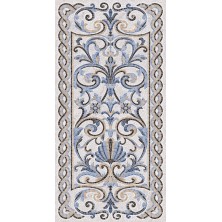 Керамический гранит 119,5х238,5 Мозаика синий декорированный лаппатированный (2,85/42,75)