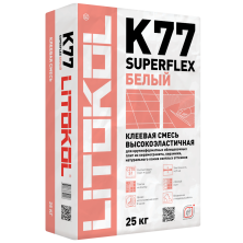 Клеевая смесь SUPERFLEX K77 белый, 25кг