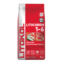 Затирочная смесь LITOCHROM 1-6 5кг