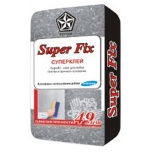 Клей для плитки для наружных и внутренних работ SUPERFIX по 25кг (подд.80 шт.)