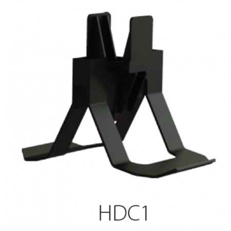 Пластиковая прижимная клипса HDC1  для панелей толщиной: 15-20 мм (кромка А), 15-30 мм (кромка Е), 2