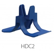 Пластиковая прижимная клипса  HDC2 для панелей толщиной: 25-30 мм (кромка А), 40 мм (кромка Е) (упак